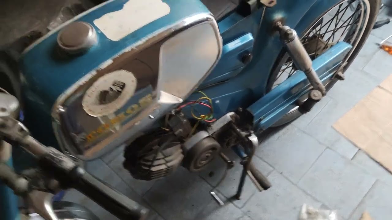 Tomos 15SL rad motora sa krivom radilicom