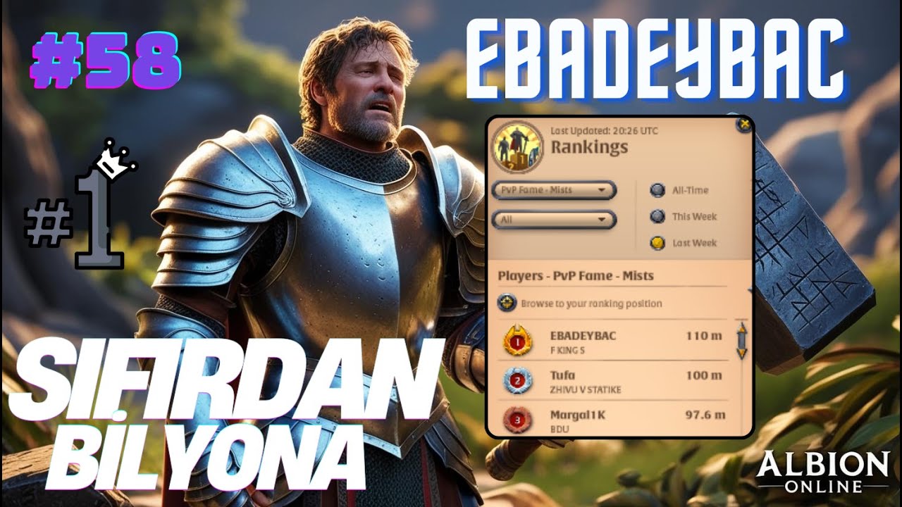 Albion Online Sıfırdan Bilyona 58.Bölüm (Rank1. 500m Profit)
