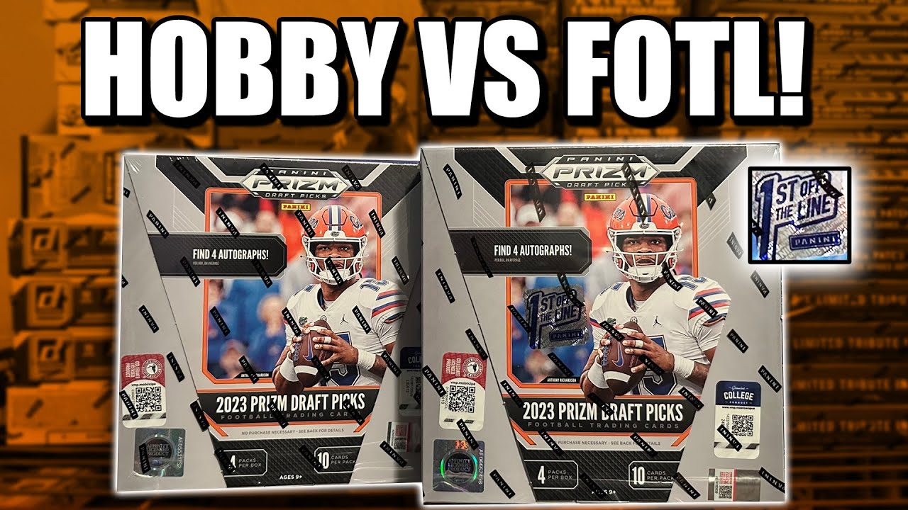 HOBBY VS FOTL EXPLAINED!  |  2023 Prizm Draft Football 2 Box Review
