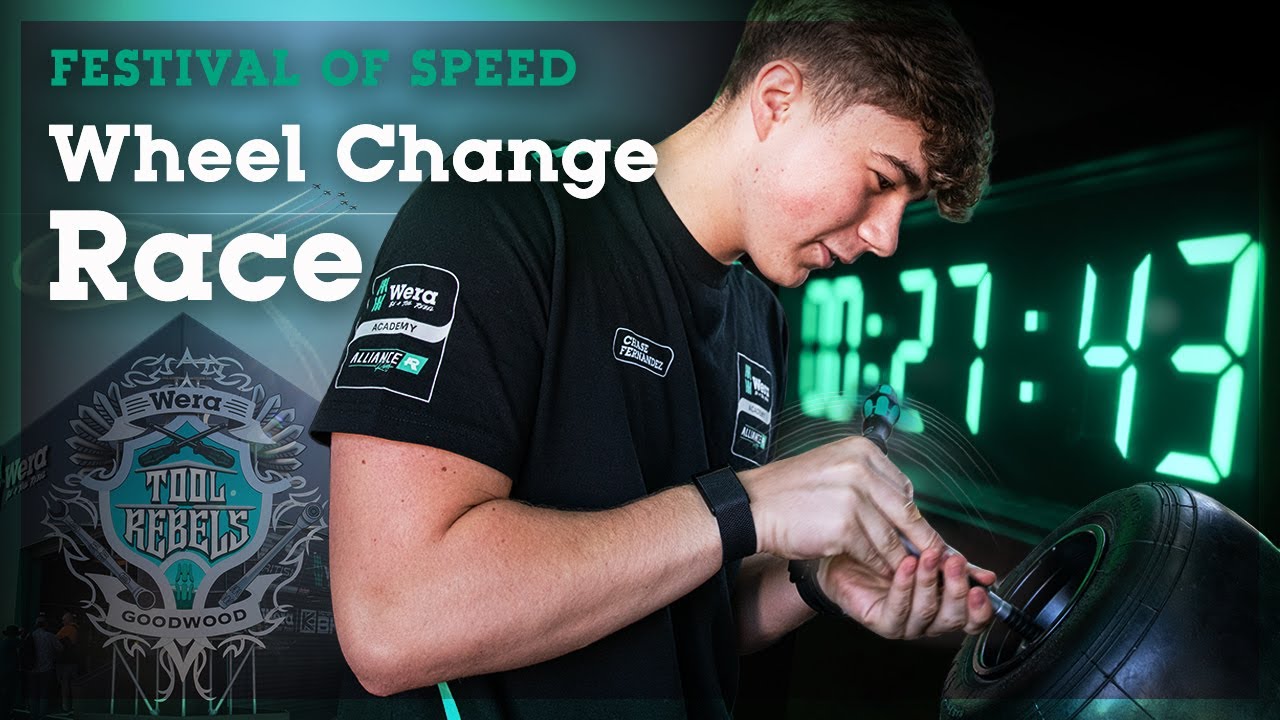 Wheel Change Race at Festival Of Speed | Wera