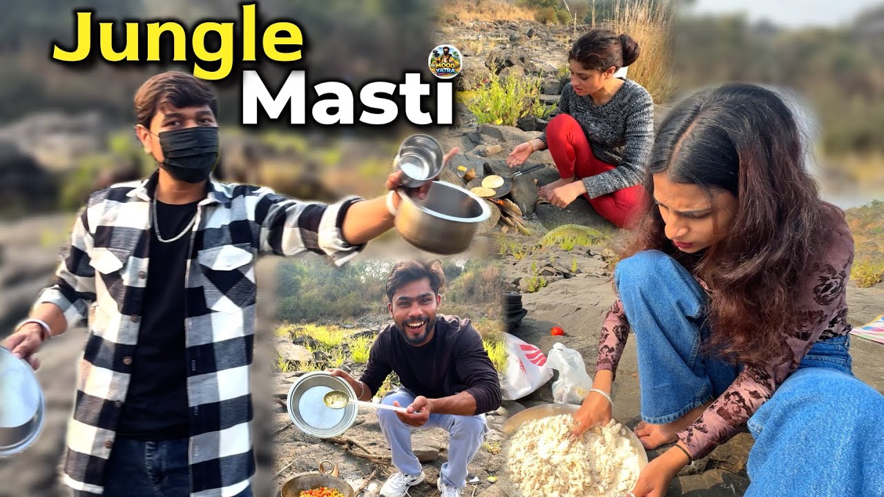 Jungle Masti || jungle में मचा दी तबाही 🥷🏻#masti 