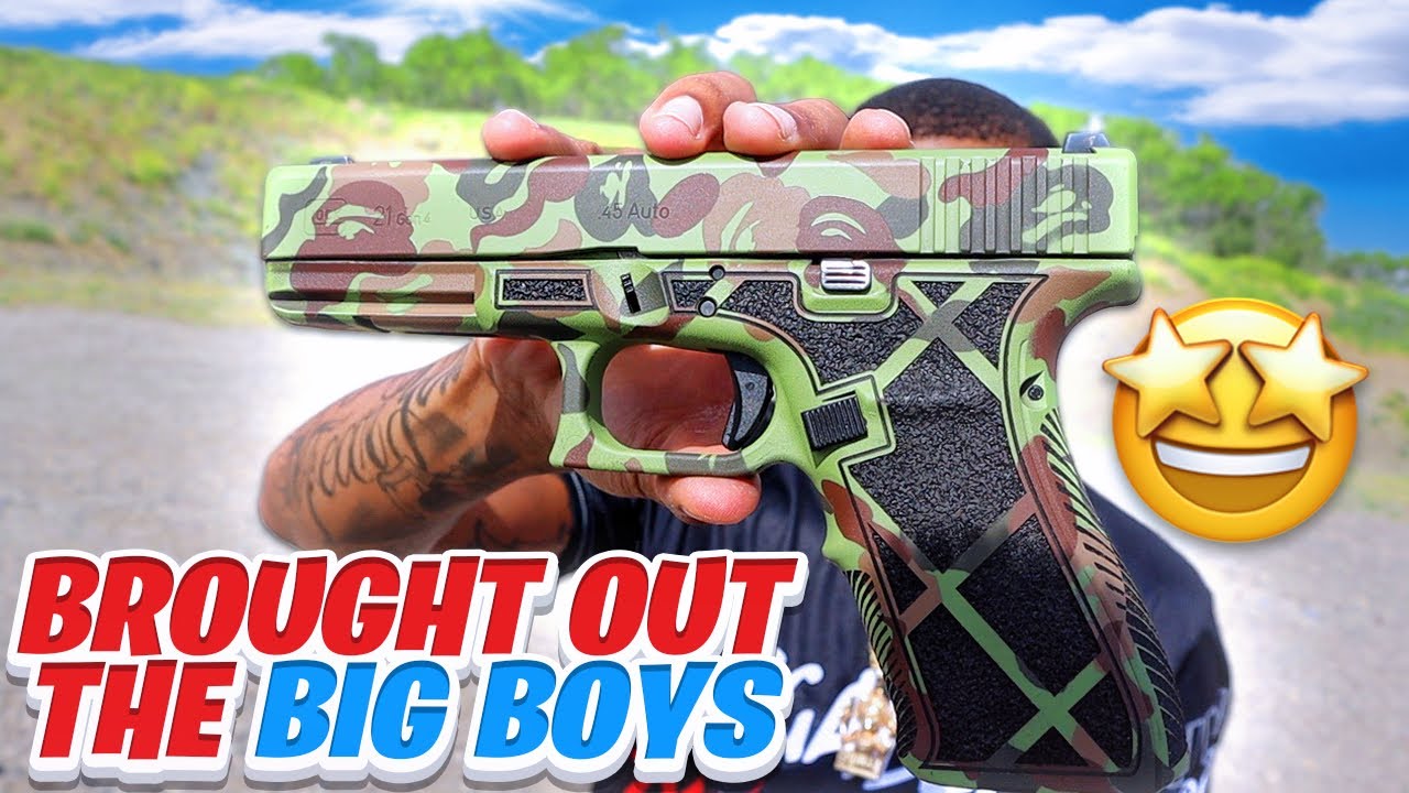 WE RAN A COMPETITION WITH THE GLOCK 20,21, AND 22