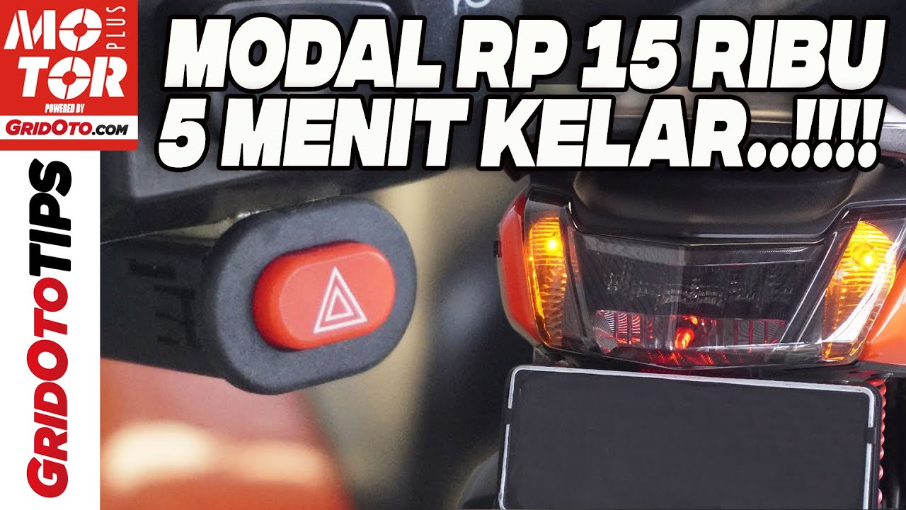 Cara Pasang Lampu Hazard di Motor | Gridoto Tips