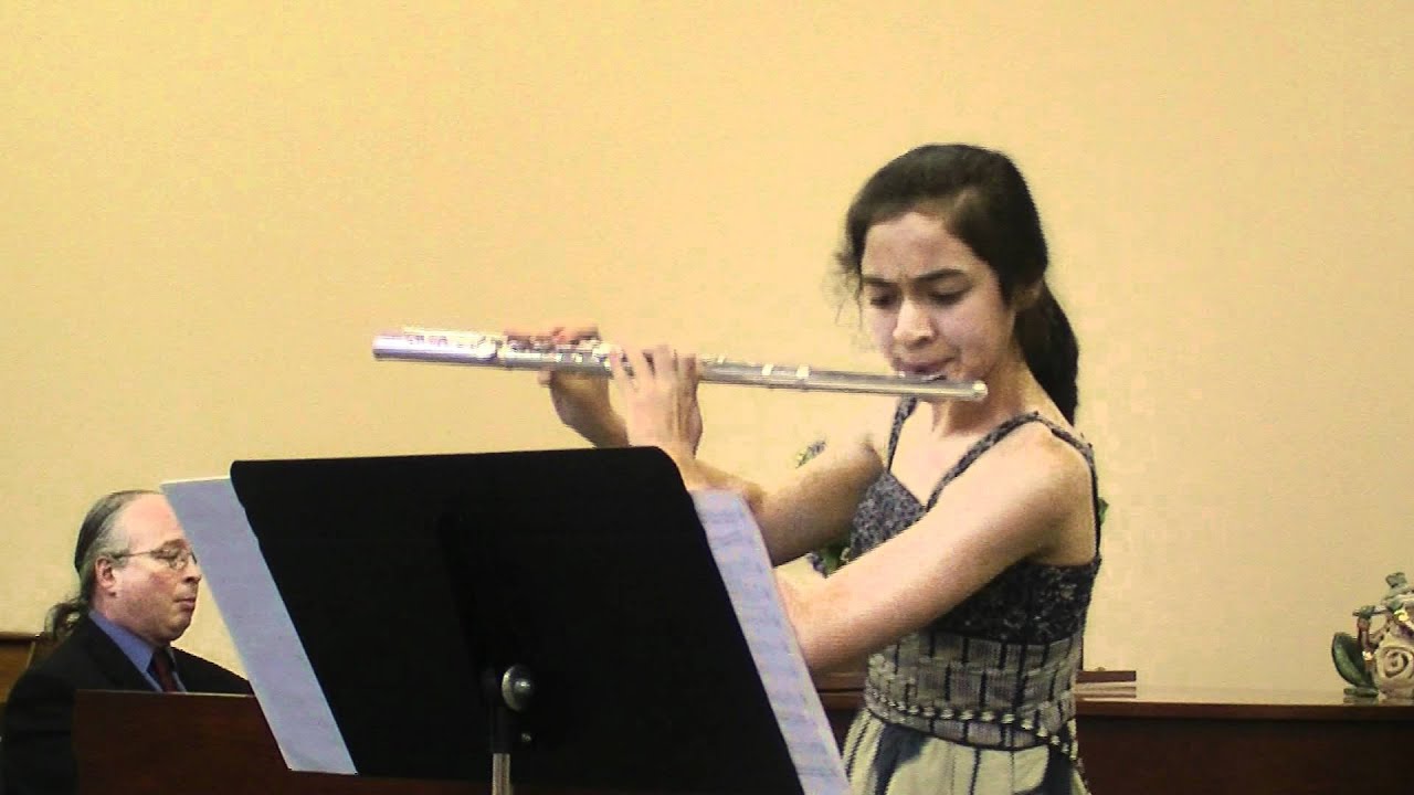 Melissa Plays Schubert Arpeggione Sonata on Flute