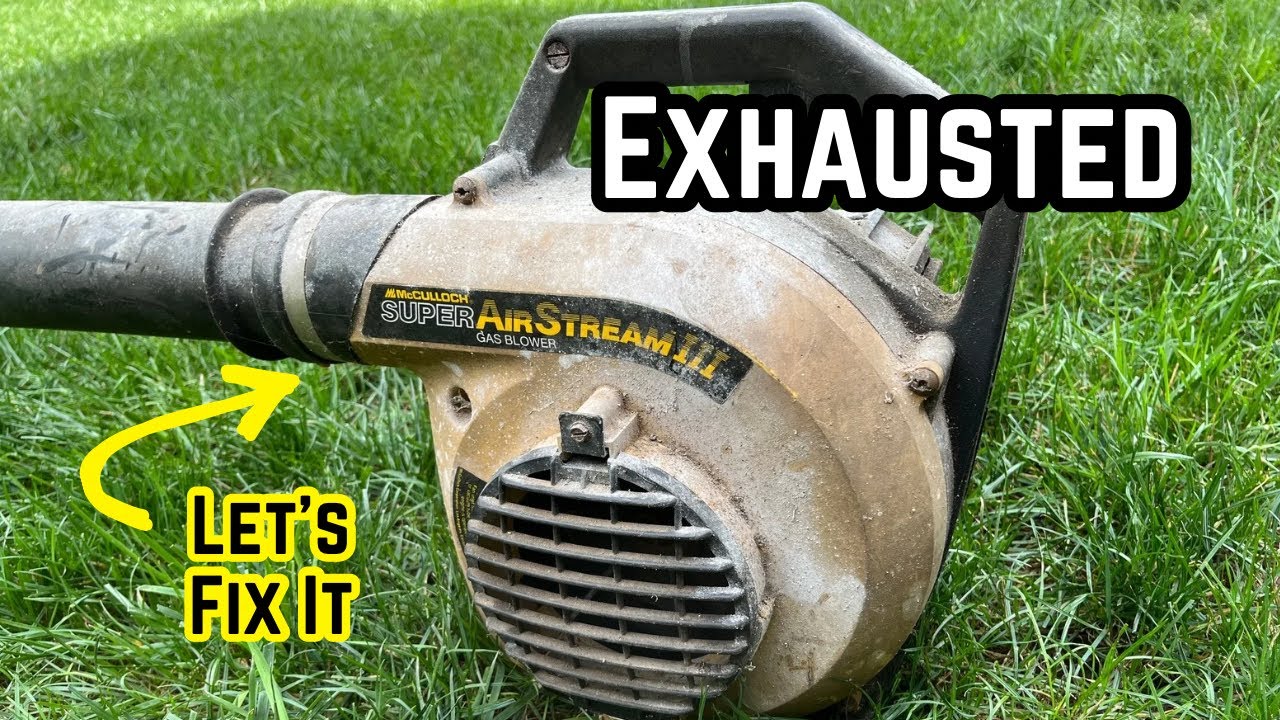 Fixing a 1994 McCulloch Super Airstream III Gas Leaf Blower