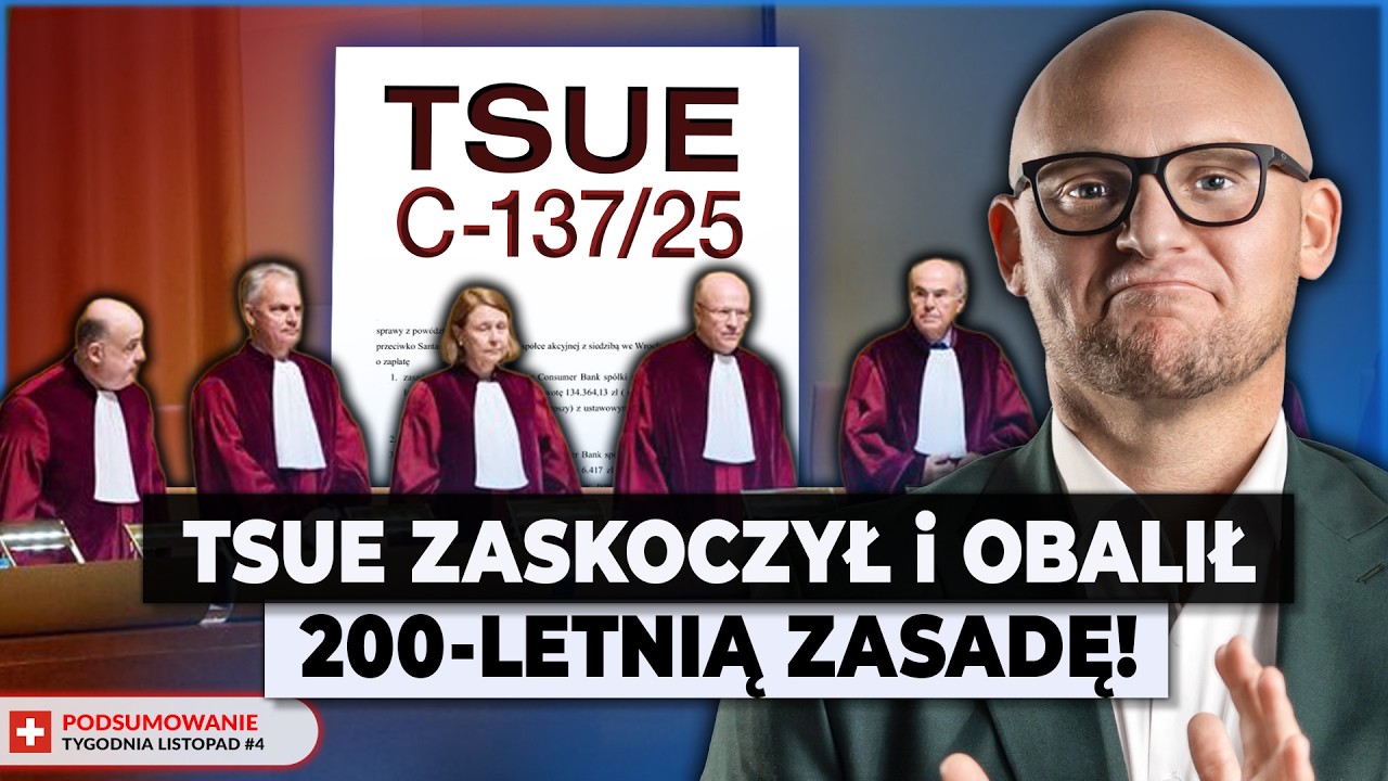 REWOLUCYJNY wyrok TSUE dla FRANKOWICZÓW i POLSKIEGO PRAWA! (UGODY, GETIN, BPH, POZEW BANKU, SKD)