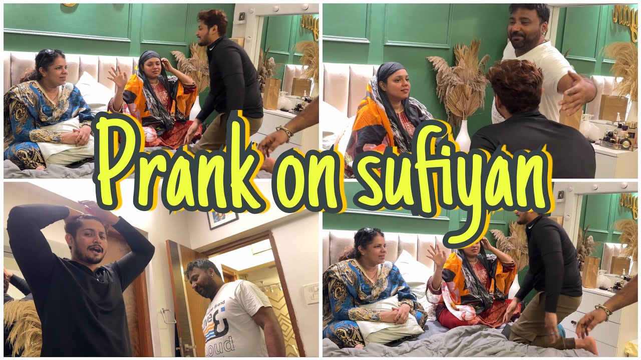 Prank on sufiyan 😭Sasural waloan 😭ne kiya sufiyan😭ke sath prank
