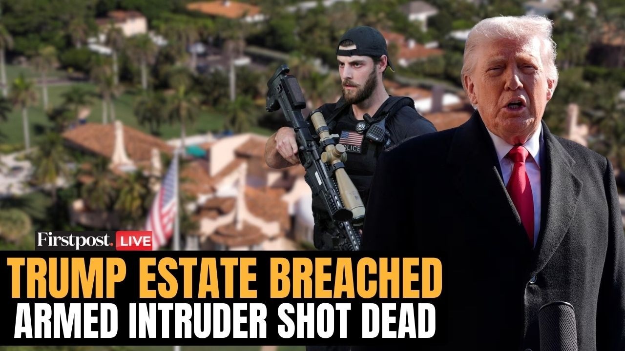 LIVE: US Secret Service Shot Down Armed Man Trying to Enter Trump’s Mar-a-Lago Estate | Firstpost