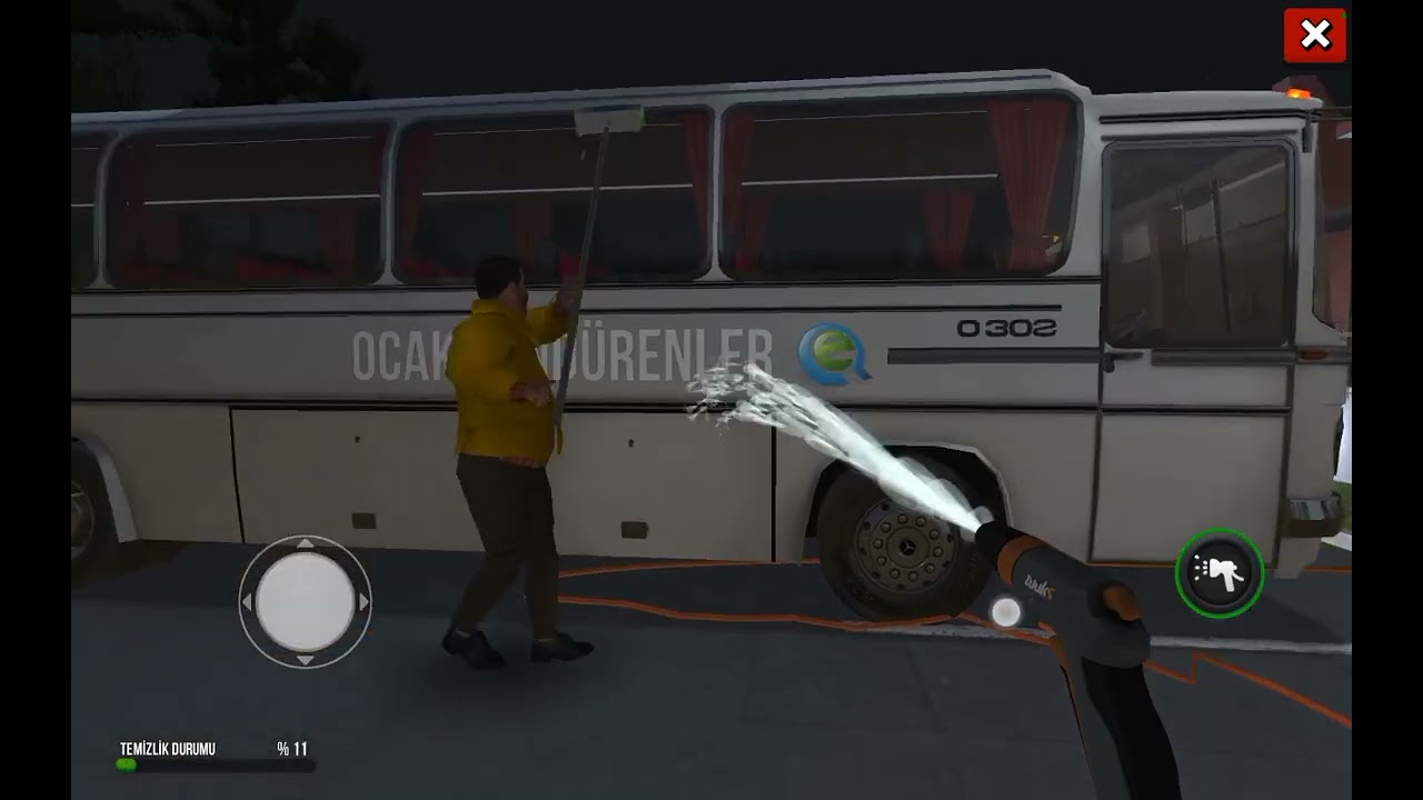 Otobüs oyununda otobüs sürdüm