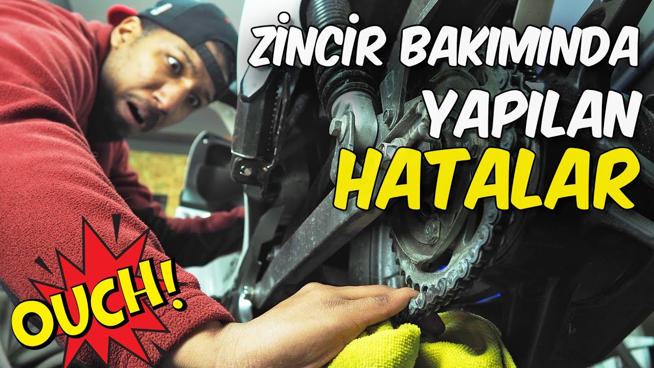 Motosiklet Zincir Bakımında Yapılan En büyük Hatalar