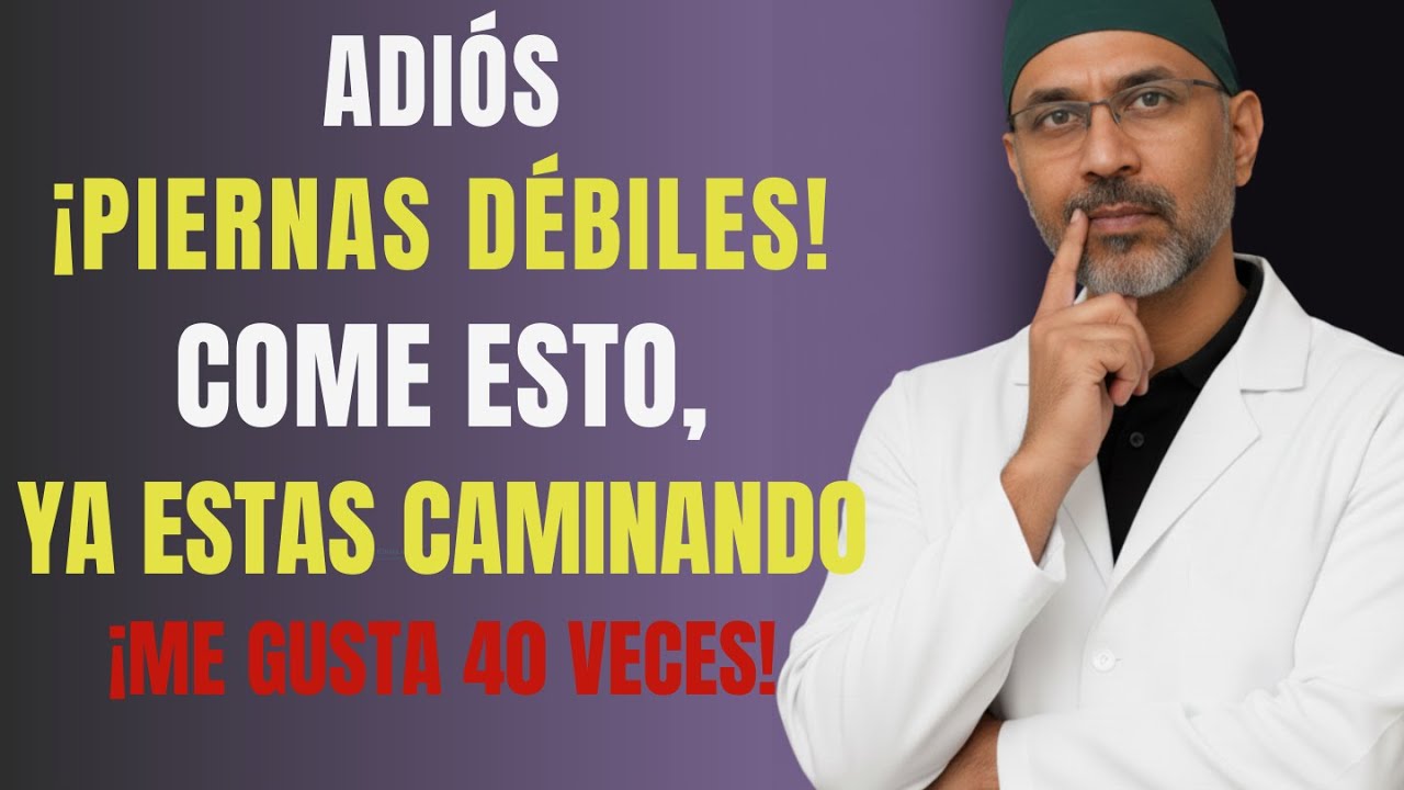 SENIORS: 5 alimentos para piernas fuertes incluso a los 90 años — cómelos a diario