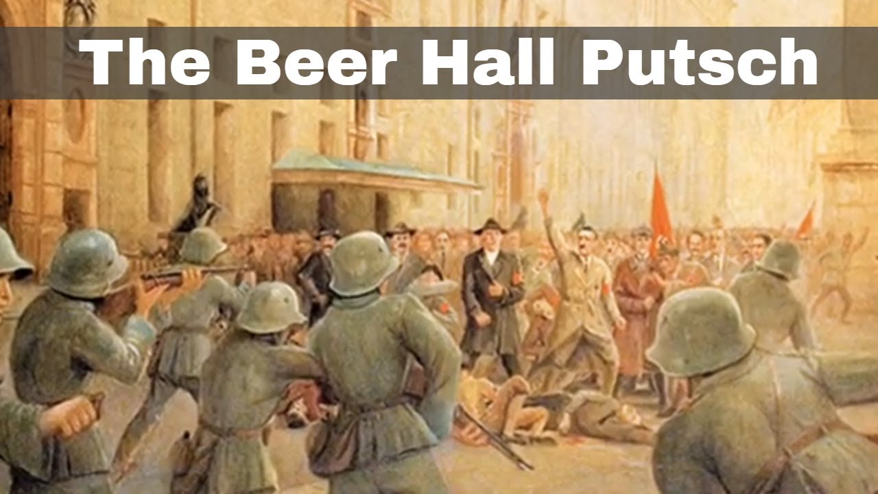 8th November 1923: Adolf Hitler leads the Beer Hall Putsch in Munich, alongside General Ludendorff