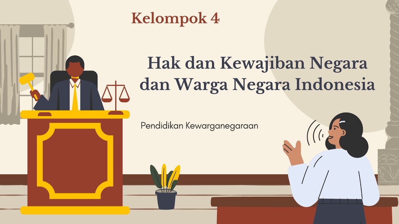 HAK DAN KEWAJIBAN NEGARA DAN WARGA NEGARA INDONESIA