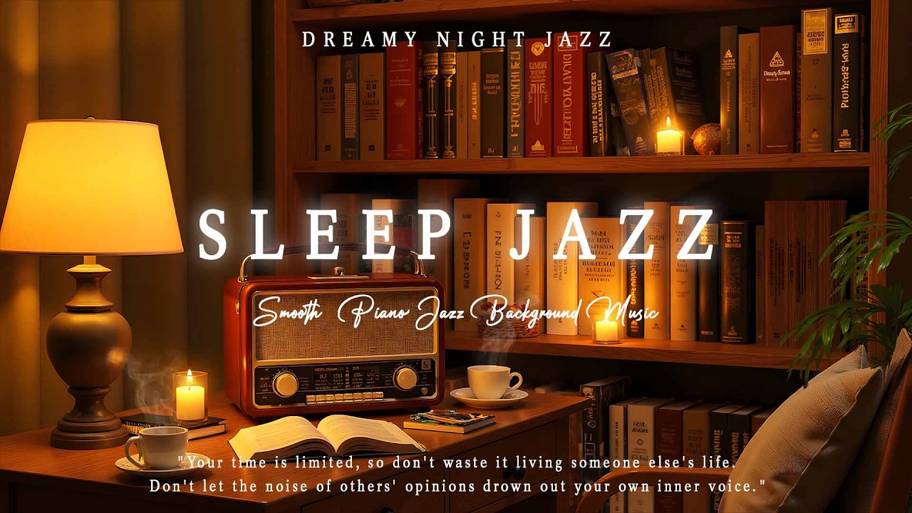 Late Night Jazz Ambience | Soft Ethereal Piano Background Music for Calm Nights and Sleep