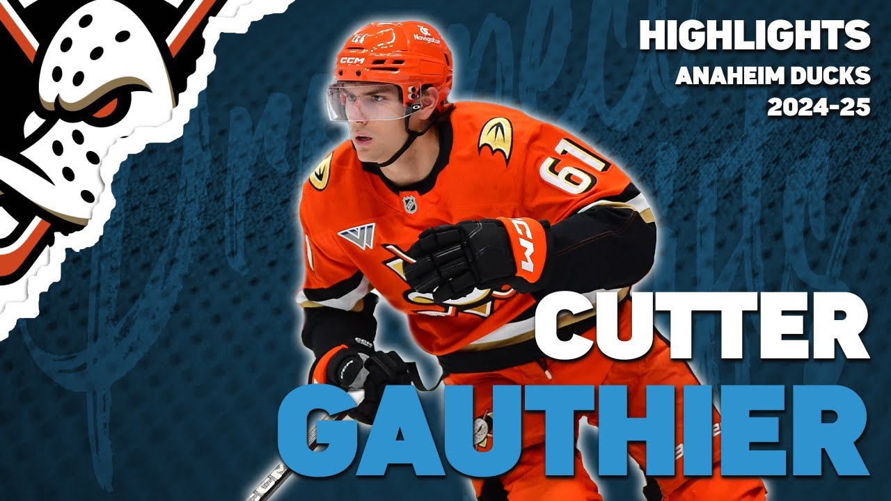 Cutter Gauthier | 2024-25 Rookie Highlights | Anaheim Ducks