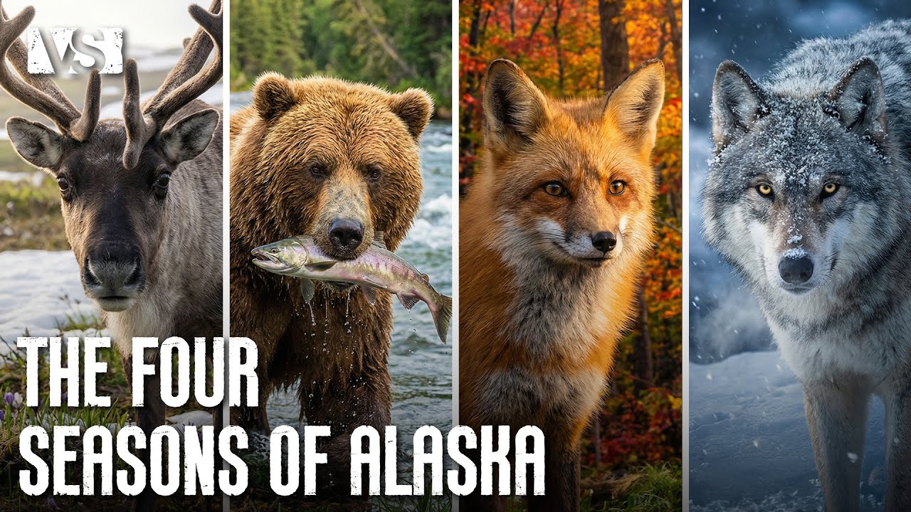 THE FOUR SEASONS OF ALASKA | The Transformation of the Northern Kingdom – Wildlife Documentary