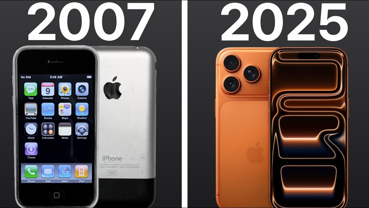 iPhone Evolution : From iPhone 2G to iPhone 17
