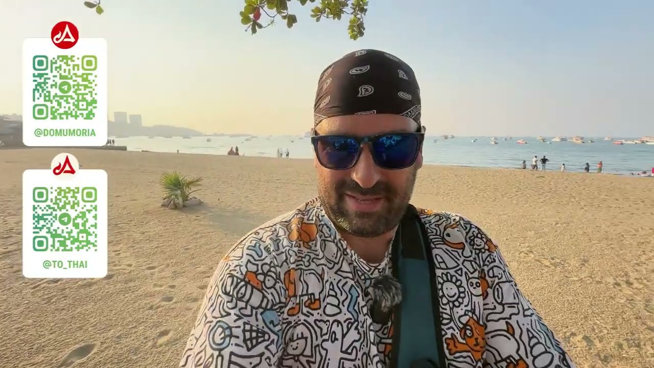 Пляжная улица. Паттайя 🔴 Таиланд LIVE