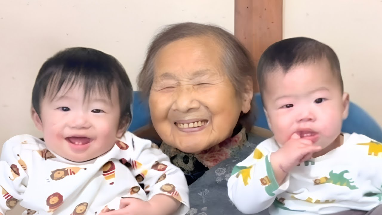 【94歳】双子のひ孫と４か月ぶりに再会しました