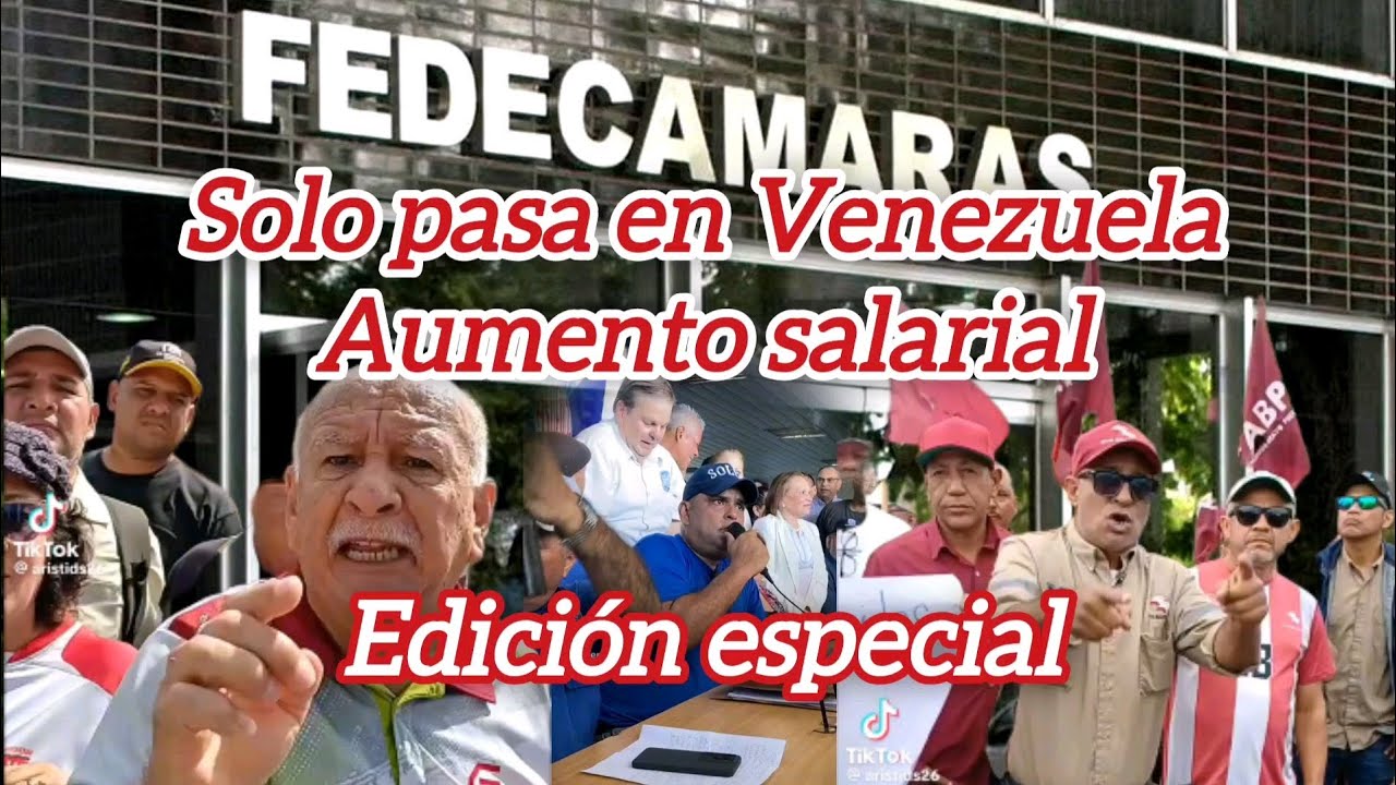 Solo en Venezuela 🇻🇪 Aumento salarial edici&oacute;n especial.