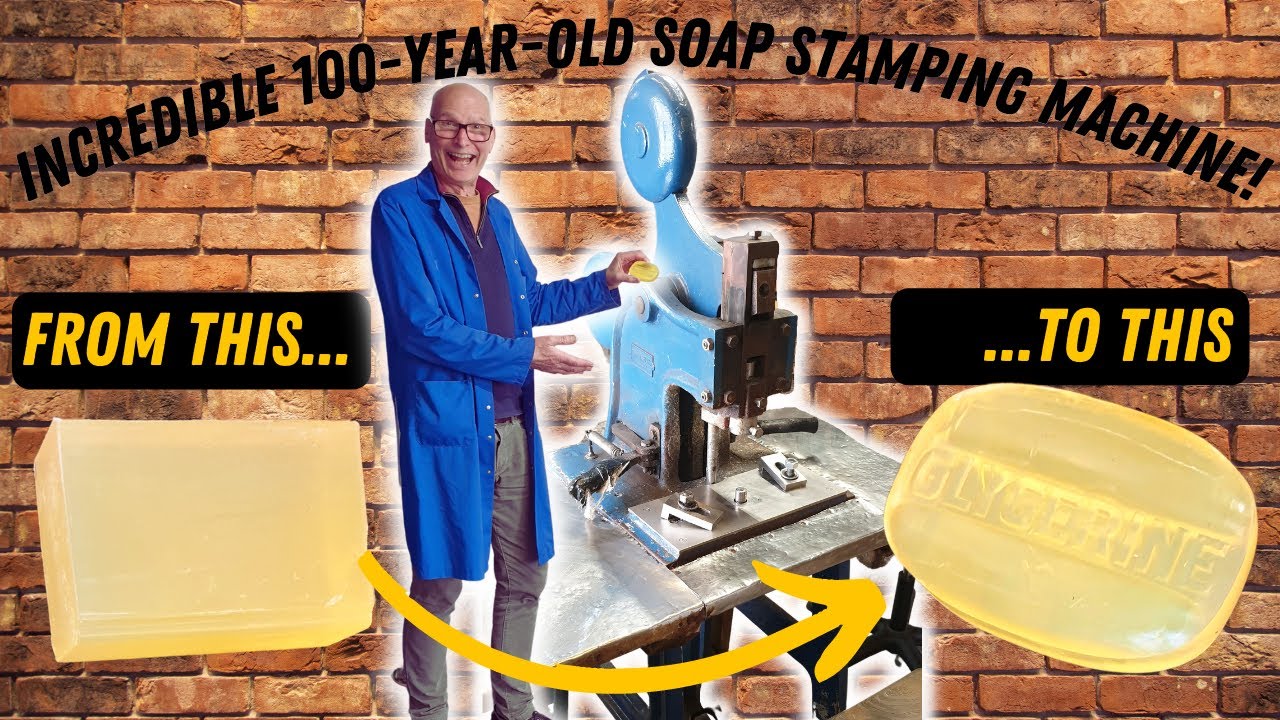 Amazing Edwardian Era Soap Stamping Machine-How It Works!
