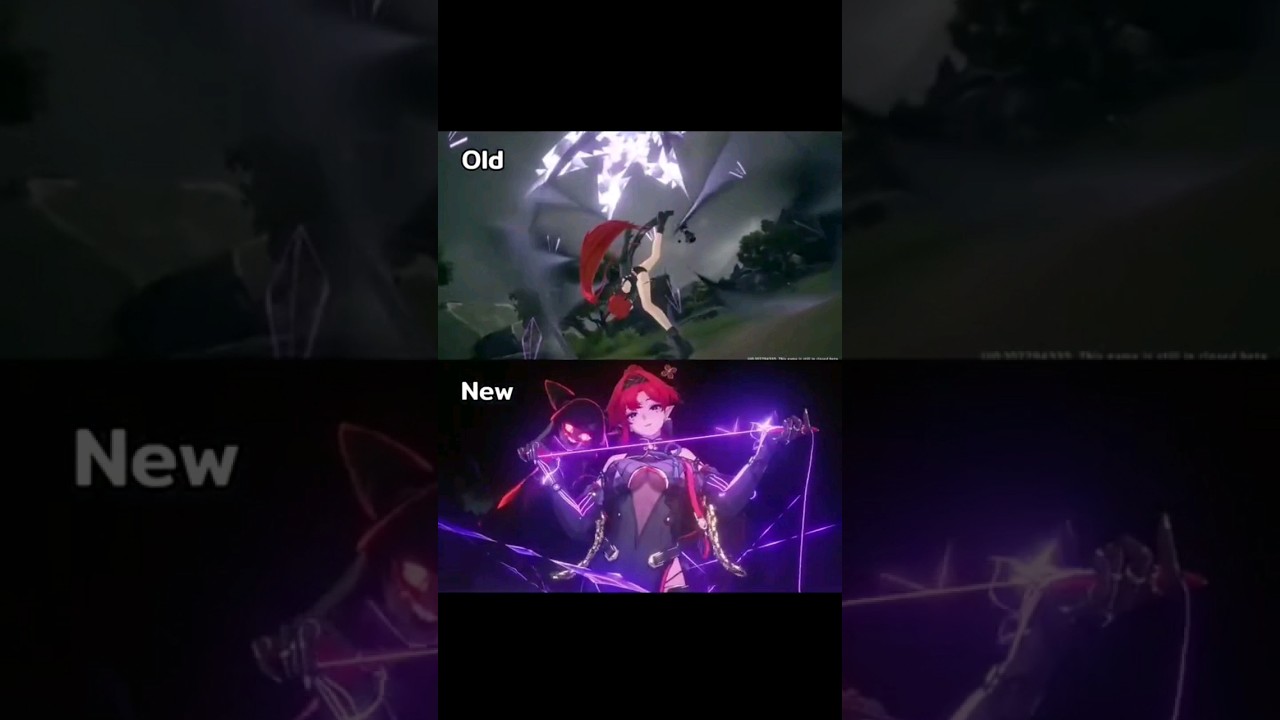 Old vs New Yinlin animation #wuwa