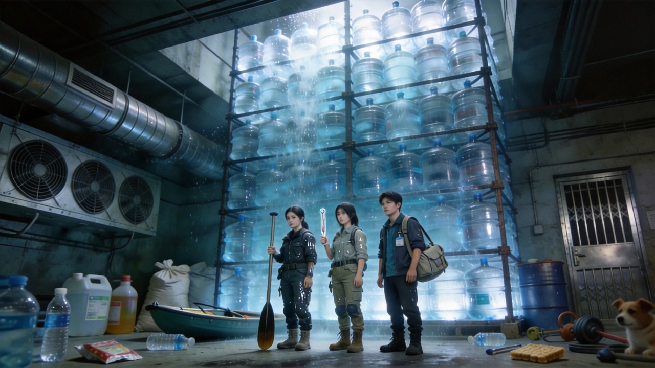 氣溫飆升70度！地表淪為熔爐，我坐擁地鐵4號線深處「萬平避暑地堡」！冰鎮西瓜+20度恆溫，看極品親戚在烈日下曬成乾！