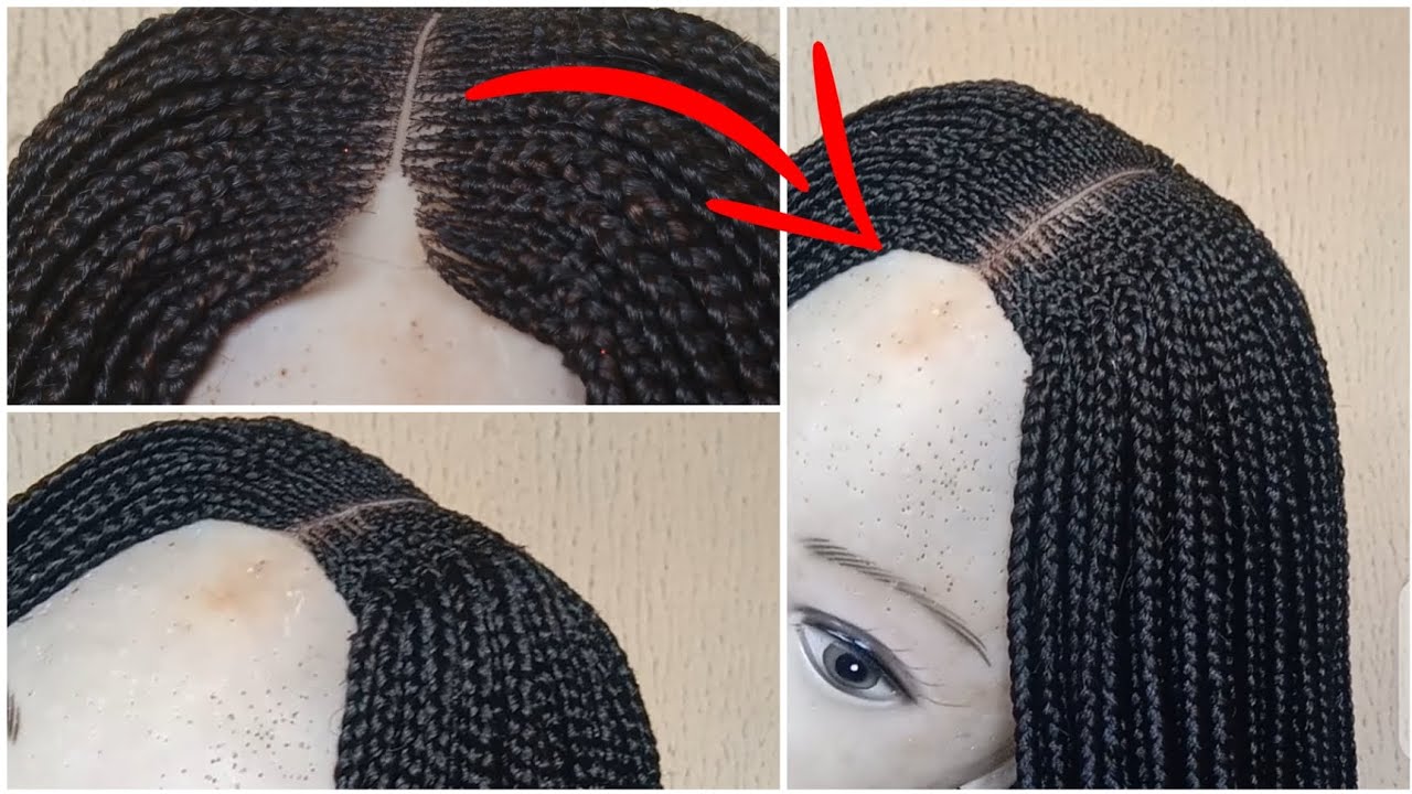 how to |diy|repair a torn closure and maintain braided wig