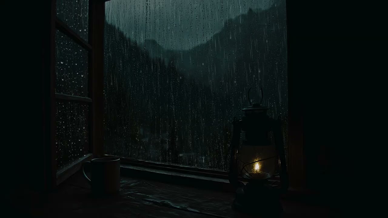 Midnight Rain Ambience 🌧️ Quiet Bedroom Sounds for Calm Mind & Deep Rest