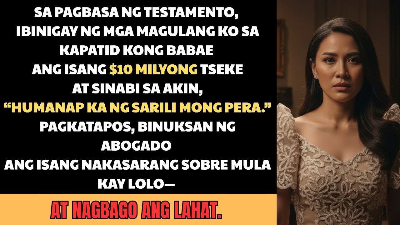 Sa testamento, binigyan ng $10M ang kapatid ko—at sinabihan akong humanap ng sarili kong pera.