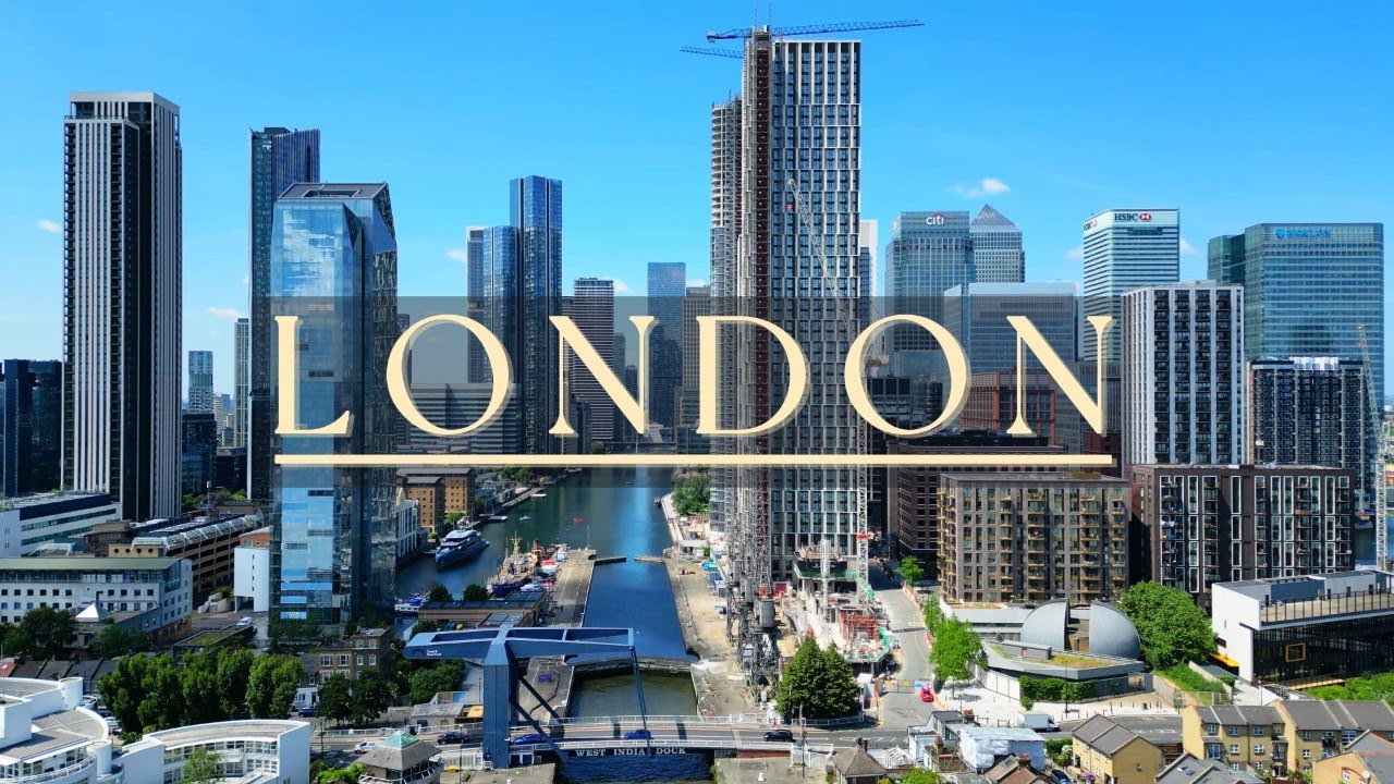 Isle of Dogs & O2 | London, UK | Drone Cinematic Video [4k]