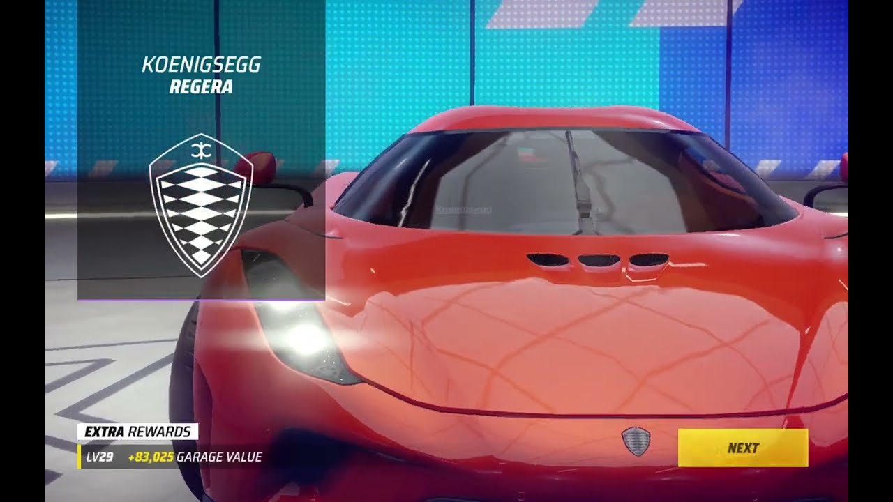 AU: Koenigsegg Regera new car unlock 