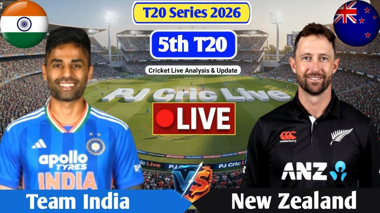 India Vs New Zealand 5th T20 Match | Live Score Analysis & Discussion | IND vs SA T20 Cricket Match