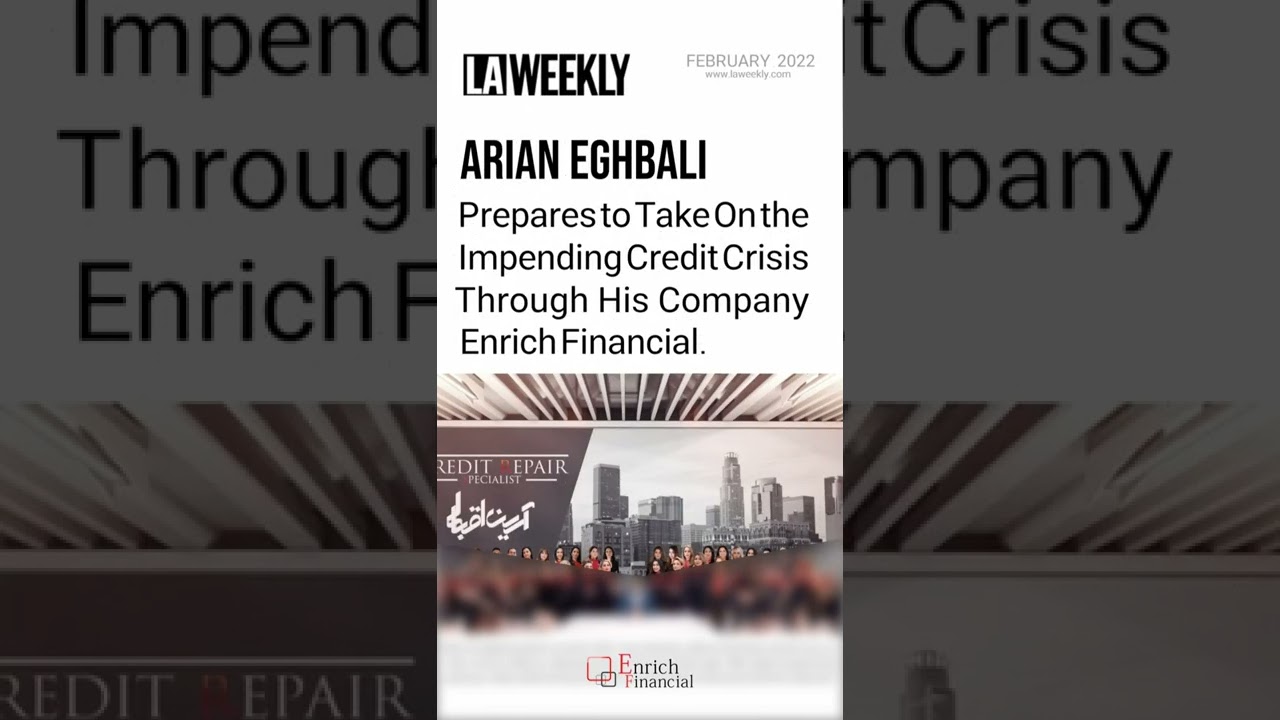 LA Weekly: Arian Eghbali Prepares to Take On the Impending Credit Crisis. Laweekly.com
