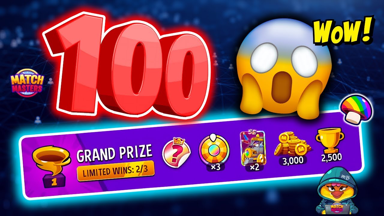 MIGHTY MUSHROOMS 100 PLAYERS RUMBLE🔥 MOST DIFFICULT EVENT on MATCH MASTERS