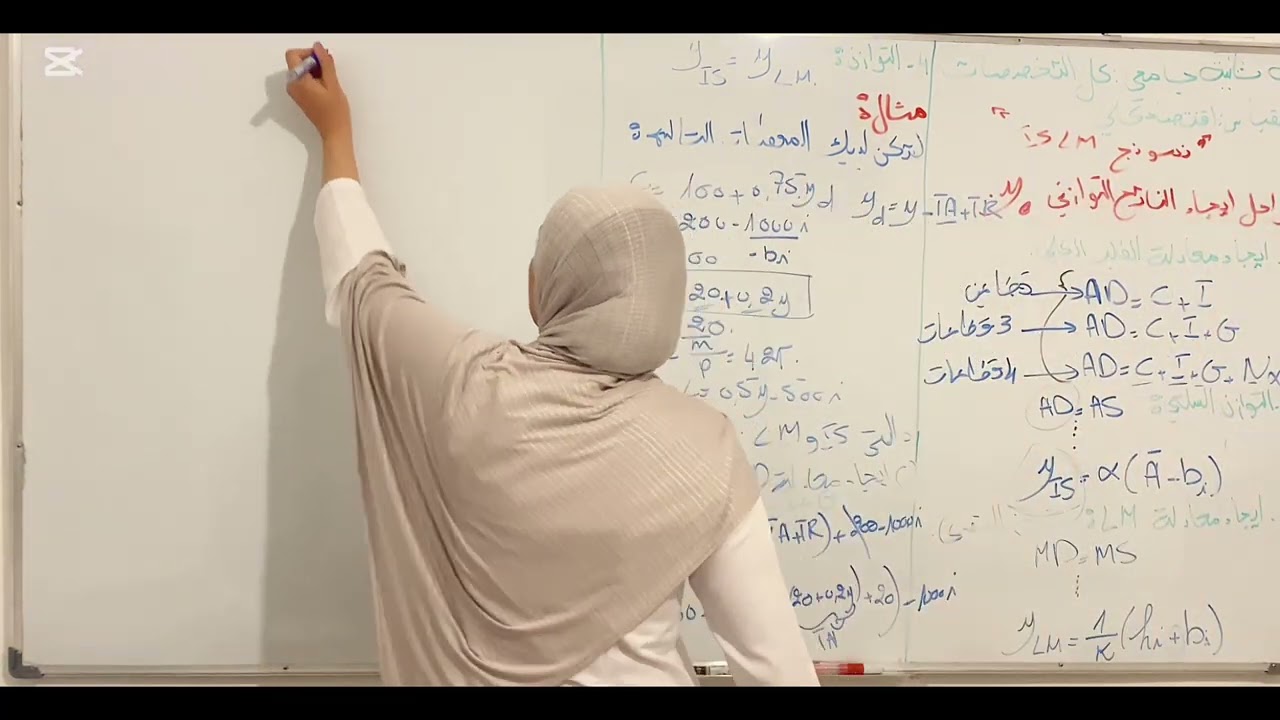 اقتصاد كلي سنة ثانية جامعي كل التخصصات الجزء الثاني من الاقتصاد نموذج IS LMالكلي باتوفيق