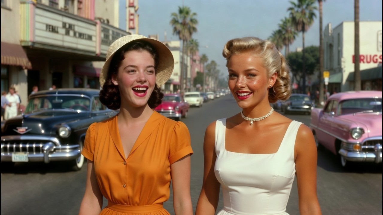 Hollywood Walk In 1960 🎵 Beautiful Times Never Die (Official Music Video)