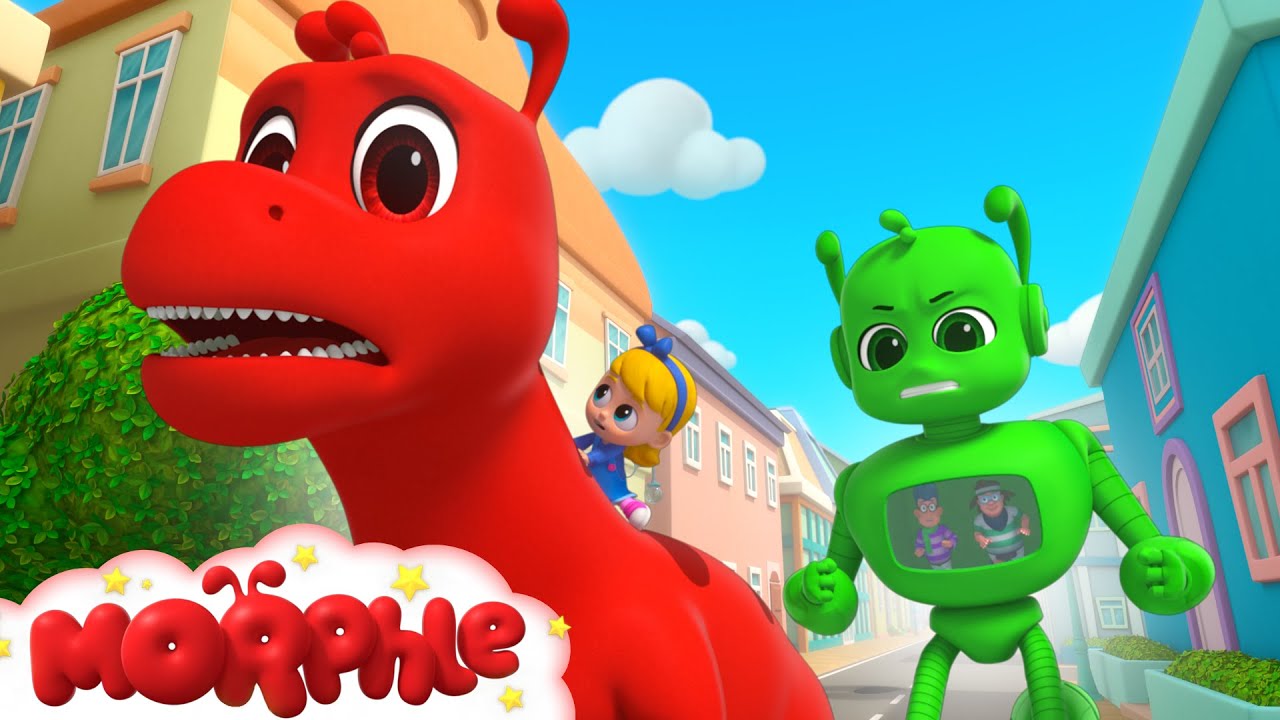 Dinosaurs Vs Robots! | Morphle & Orphle Stories for Kids | @MorphleKidsCartoons