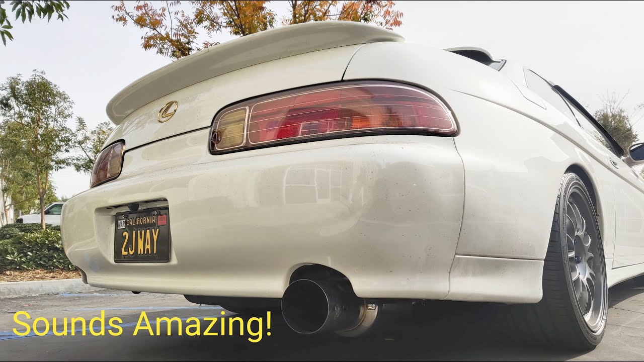 Lexus Sc300 Blitz Nur Spec-R Exhaust (Cold Start, Pulls, Downshifts, Revs)