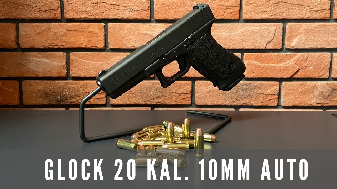 #29 Pistolet Glock 20 kal. 10 mm Auto. Kopyto kt&oacute;rego nie potrzebowałem ale bardzo chciałem mieć.
