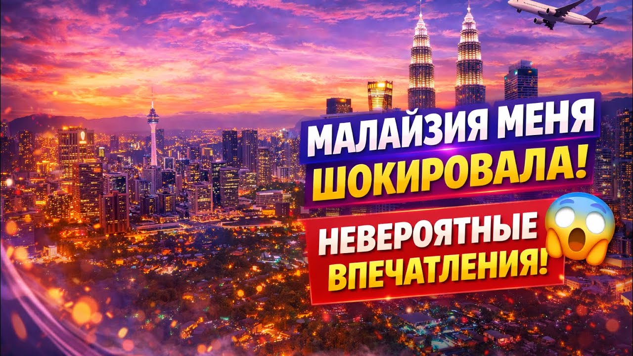  Я прилетела в Малайзию и была в шоке! Невероятные впечатления!😍😍🇲🇾