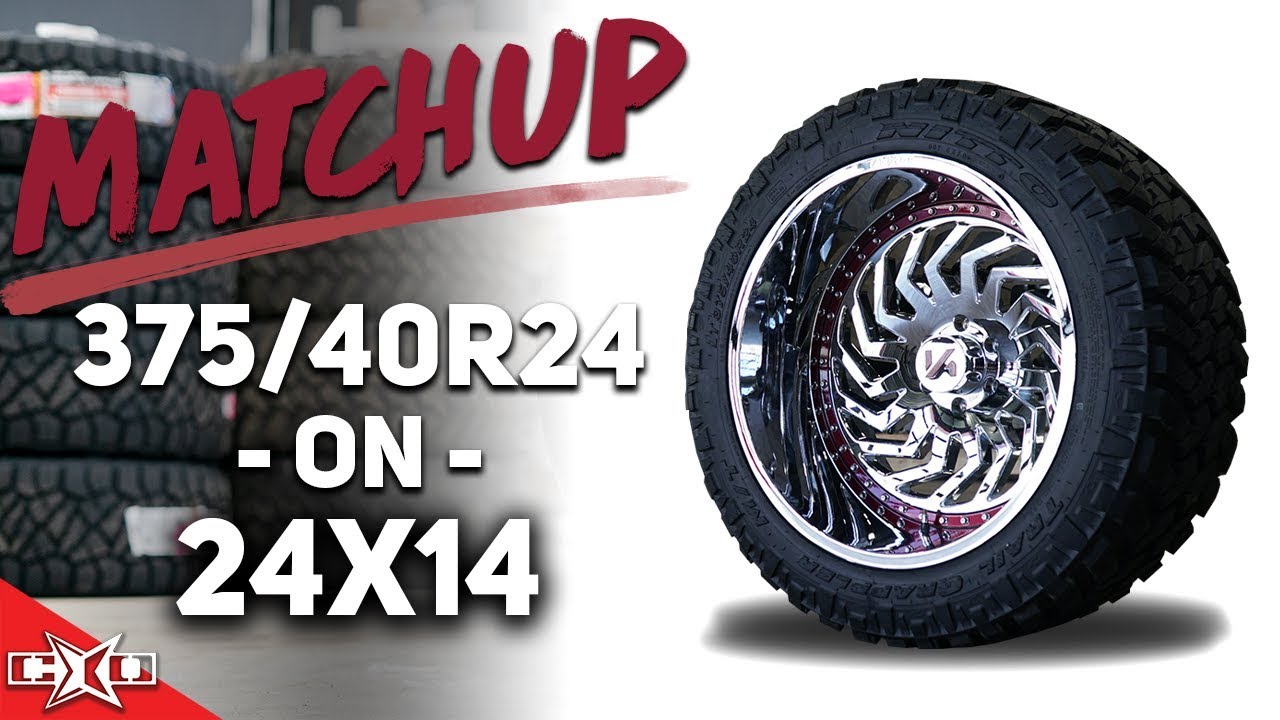 Custom Offsets Match Up: 375/40R24 on 24x14