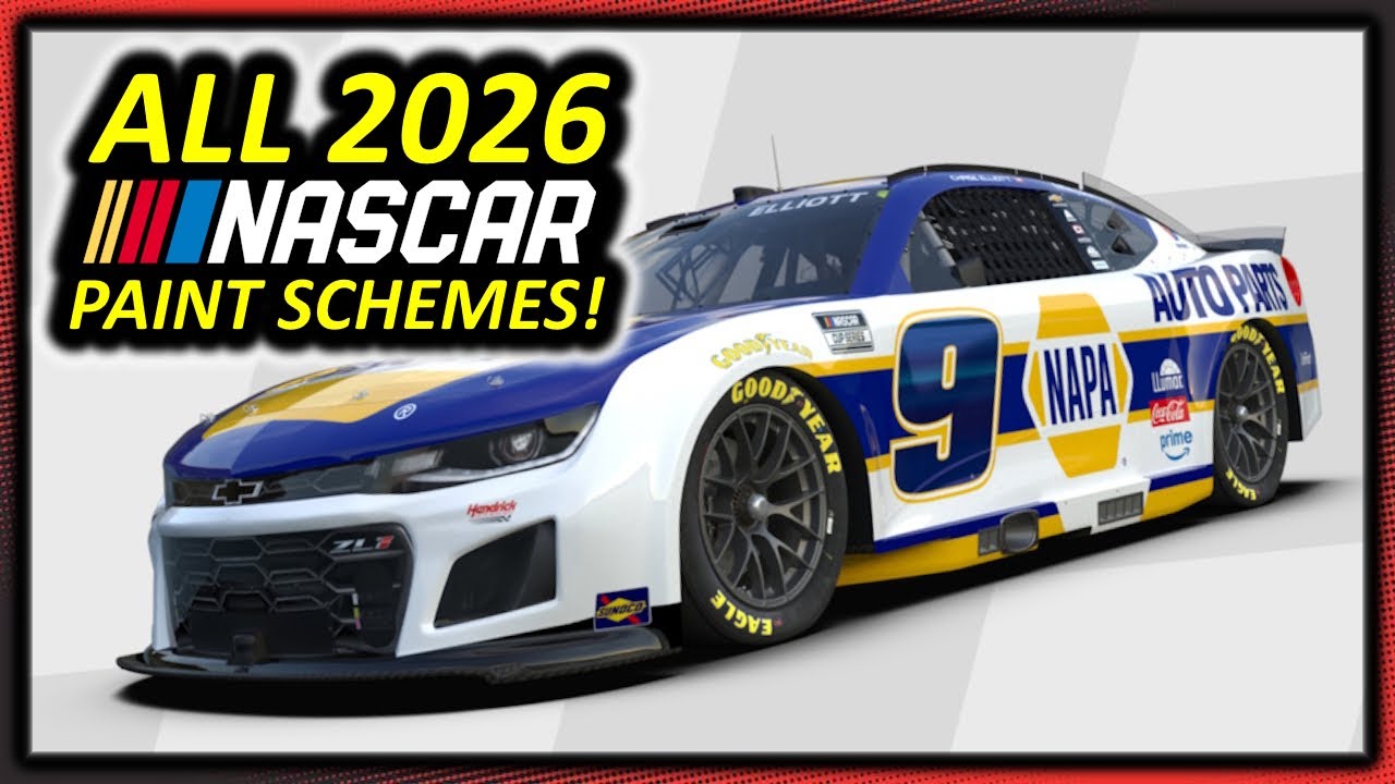 ВСЕ СХЕМЫ РАСКРАСКИ NASCAR 2026 ГОДА! | ЧАСТЬ 3