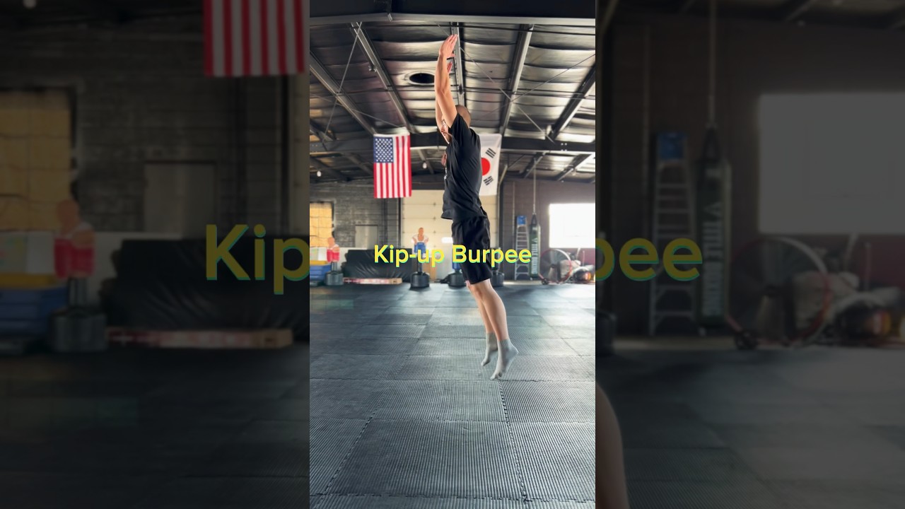 When burpees are just too easy (Kip-Up Burpee) #fitness #tricks #tricking #calisthenics
