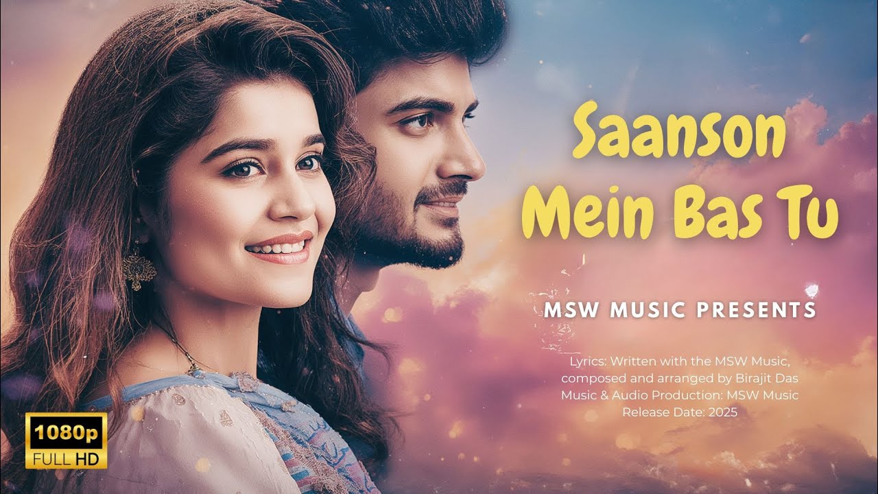 🎵 SAANSON MEIN BAS TU | Bollywood Romantic Song 2025 | MSW Music Hindi Presents 🎵
