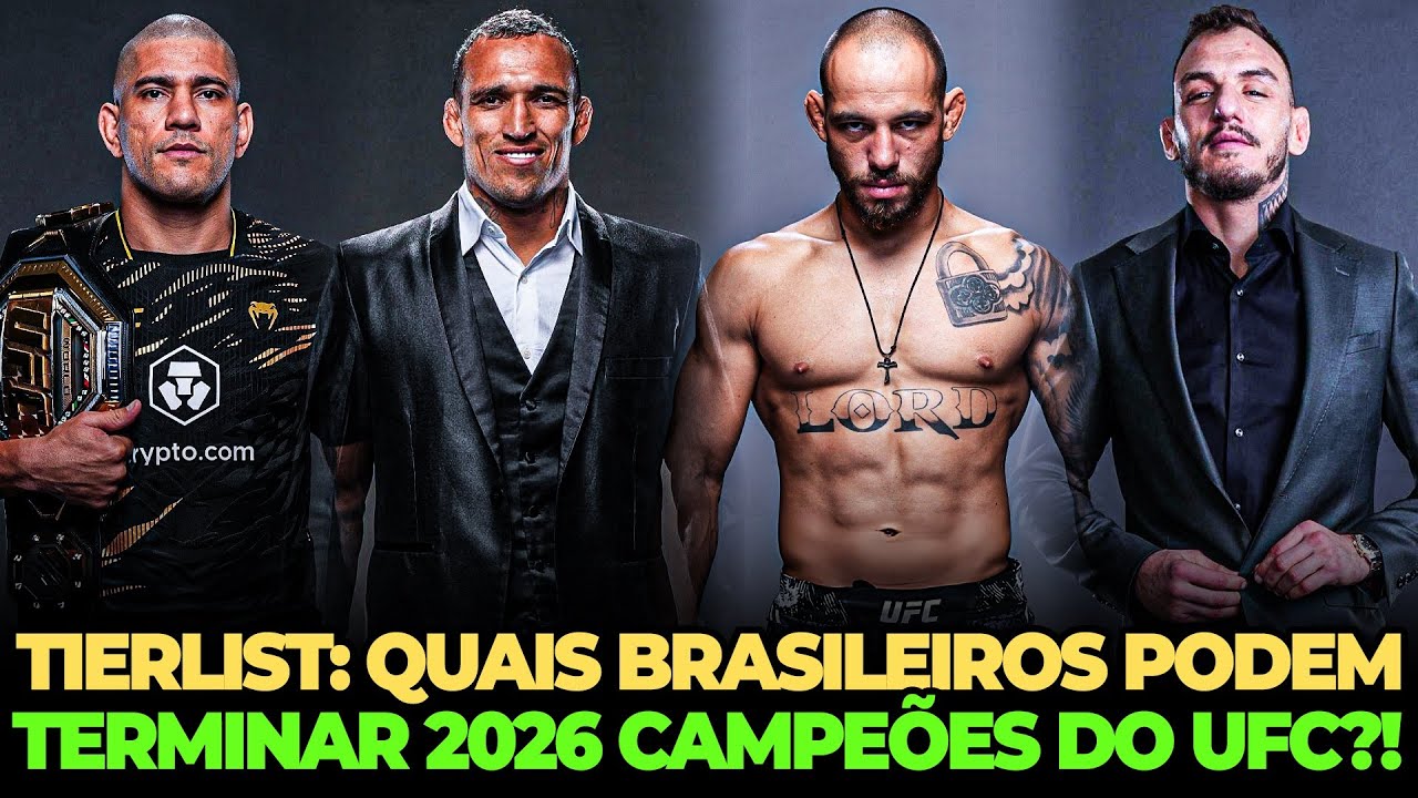 TIERLIST: QUAIS BRASILEIROS VÃO TERMINAR O ANO DE 2026 CAMPEÕES?!