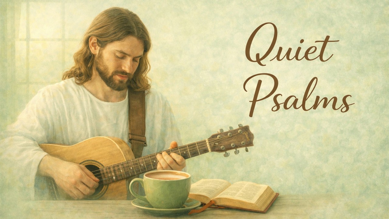 Quiet Psalms ☕ Christian Jazz Cafe | Calm Bible Study & Prayer Music