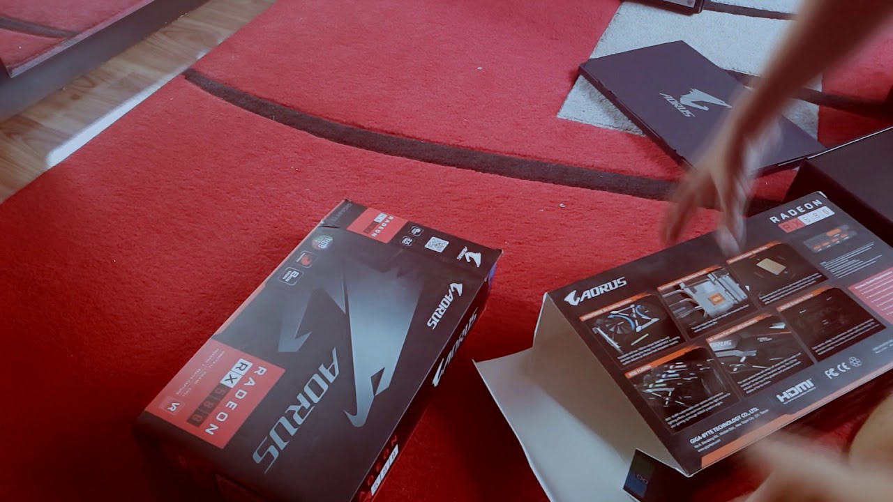Unboxing karty dla klienta, Gigabyte RX 580 8GB Aourus!