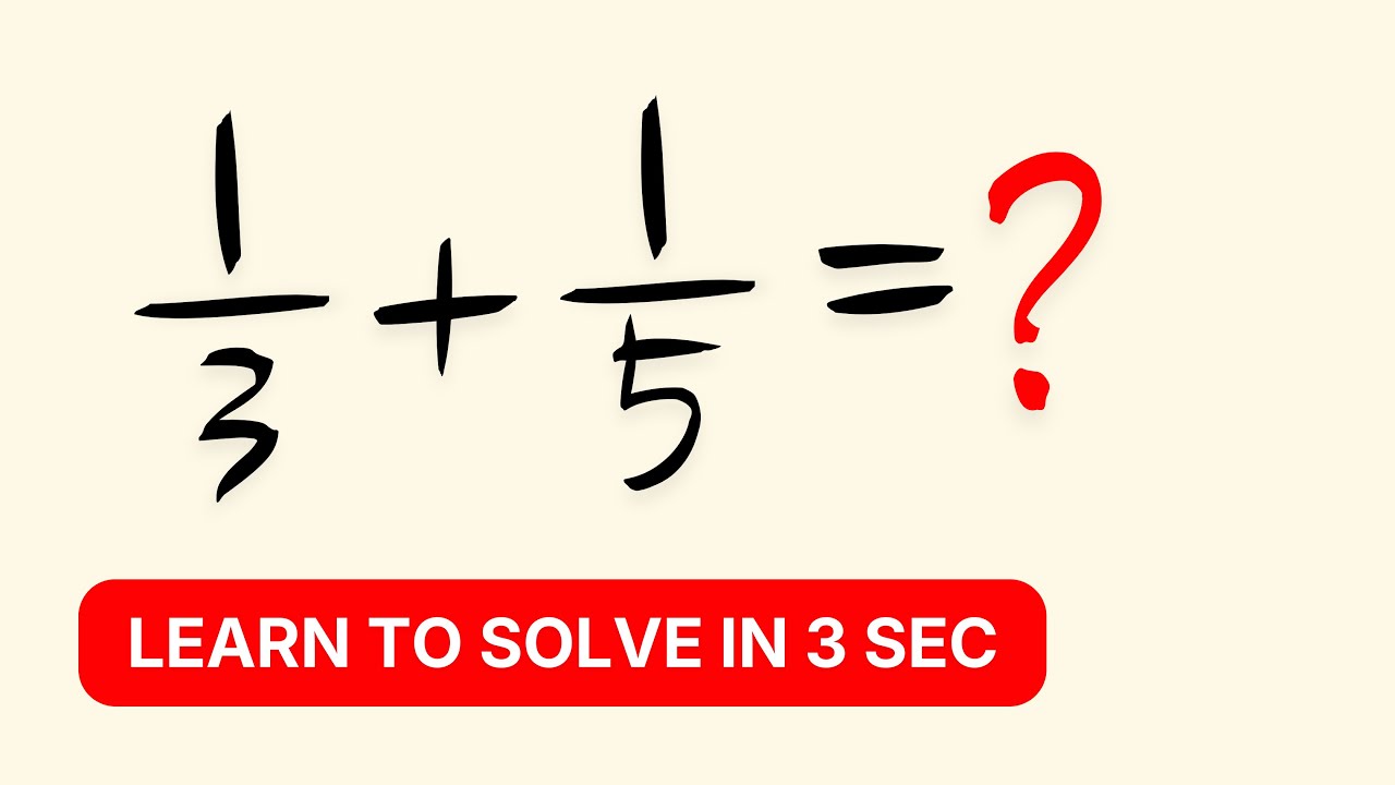 Add Fractions FAST with These Simple Tricks