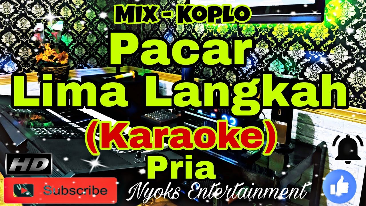 PACAR LIMA LANGKAH - Iceu Wong (KARAOKE) Mix Koplo || Nada Pria || FIS minor